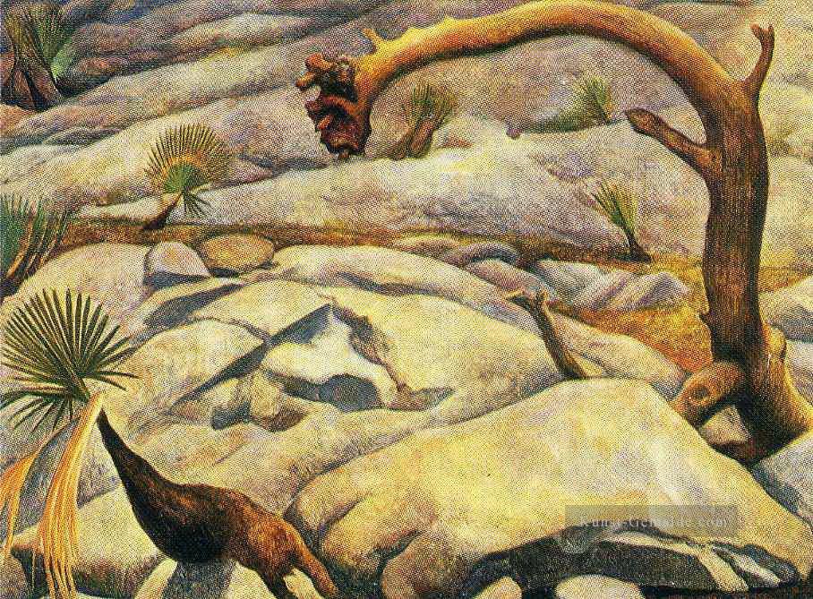 Nicht erkannte Landschaft Diego Rivera Ölgemälde